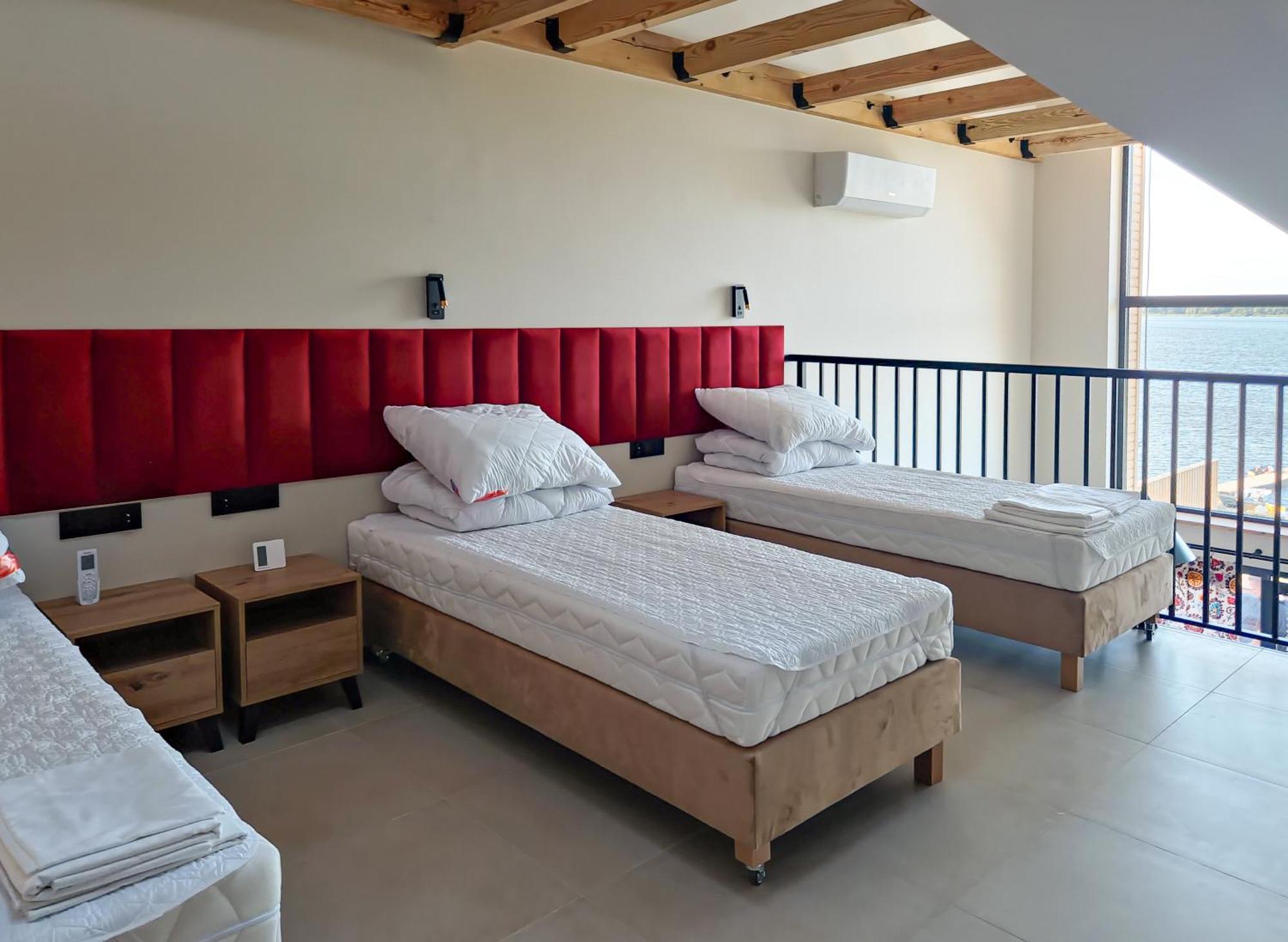 Zubr Nad Zalewem Apartman Luka Kültér fotó
