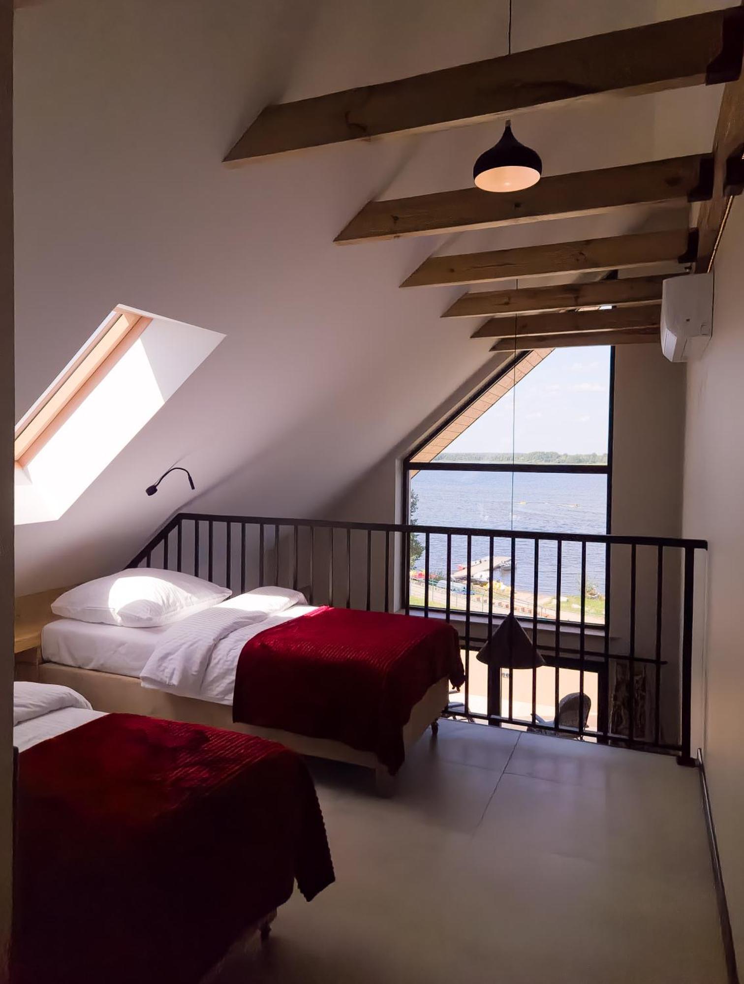 Zubr Nad Zalewem Apartman Luka Kültér fotó