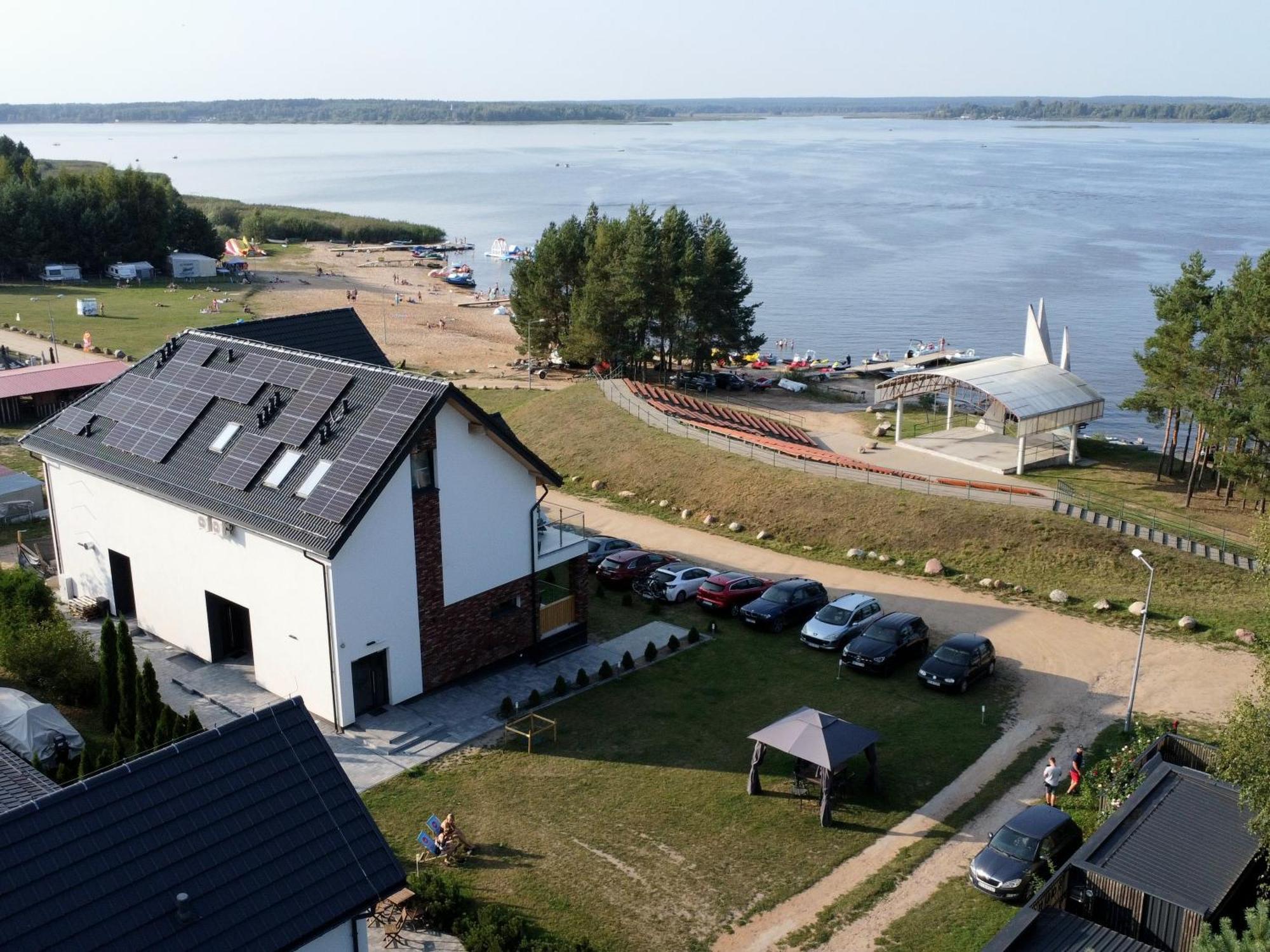 Zubr Nad Zalewem Apartman Luka Kültér fotó