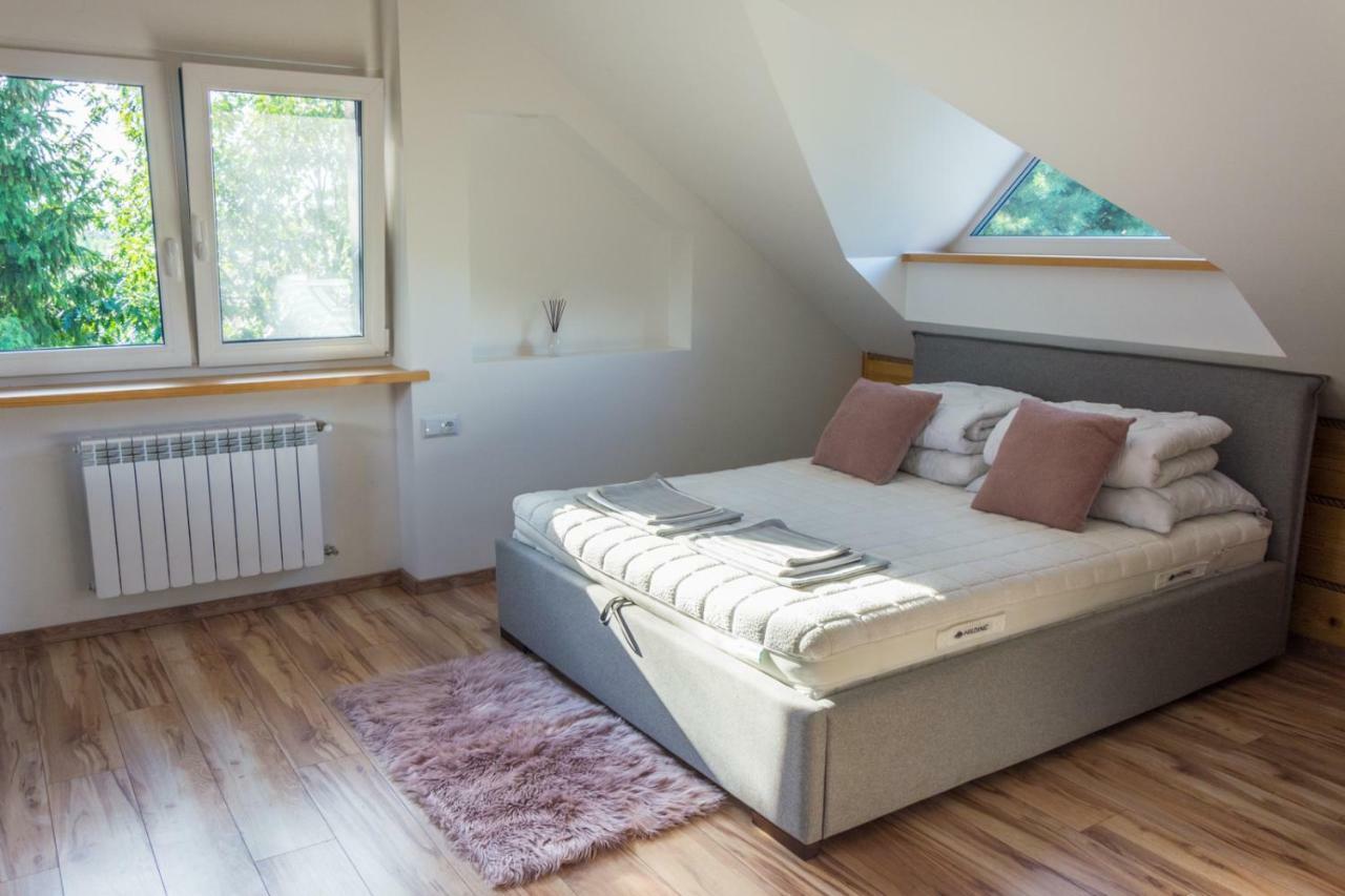 Zubr Nad Zalewem Apartman Luka Kültér fotó