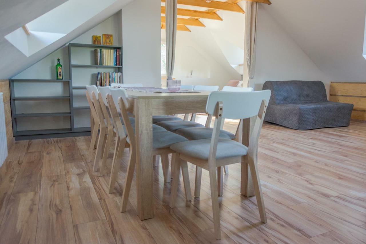 Zubr Nad Zalewem Apartman Luka Kültér fotó